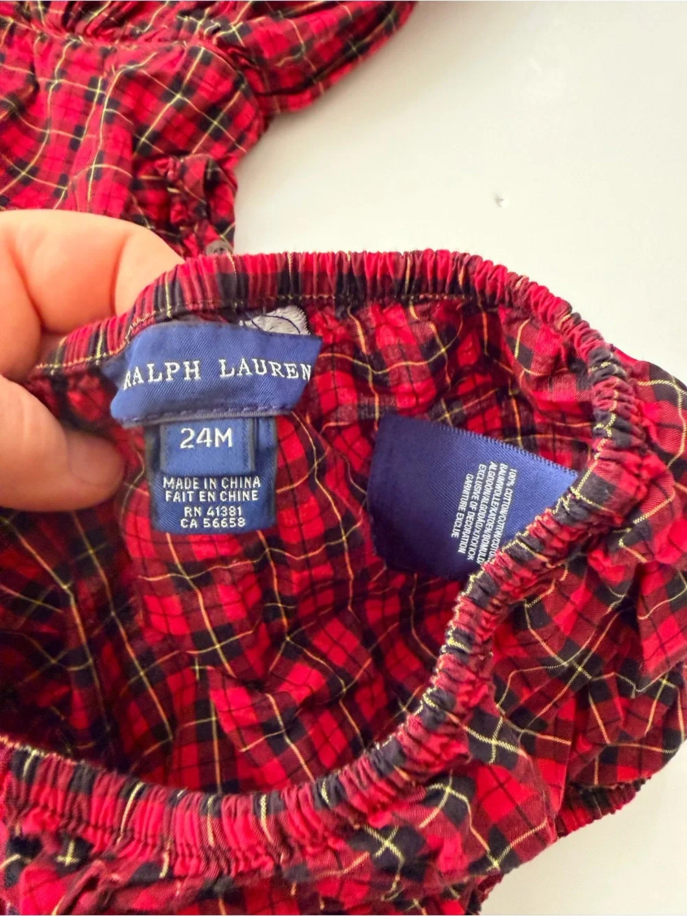 Ralph Lauren Tartan Plaid holiday dress set
